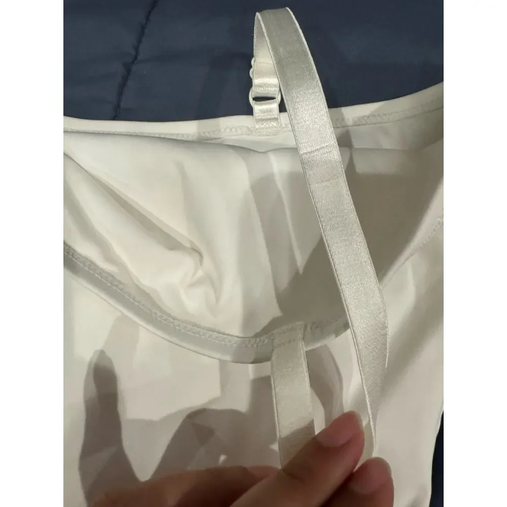Skims NWT Swim One Piece Sculpting Marble White Size 4X SW-BDY-0123 4XL